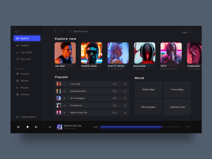 Higher elevation, lighter surface