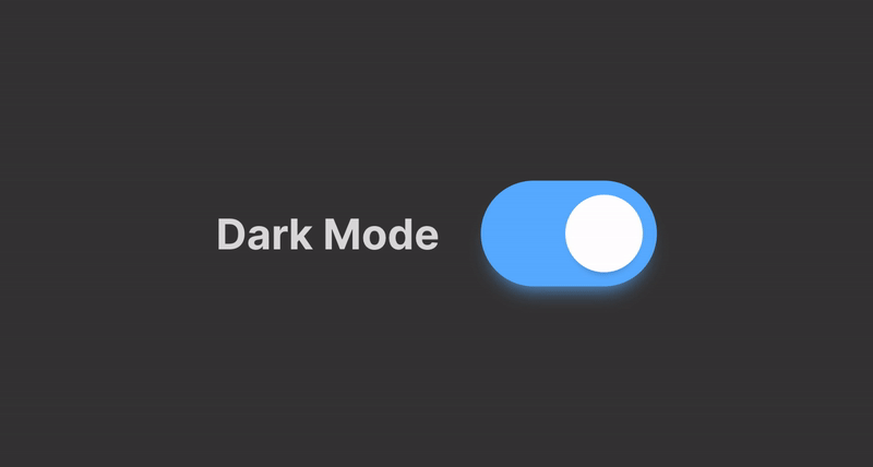 ‘Dark theme’ UI control
